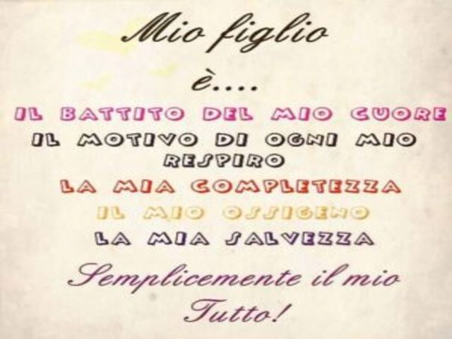 frasi per mio figlio