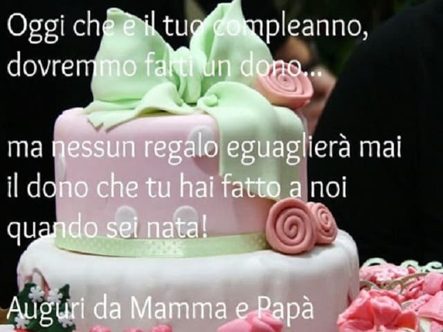 lettera di buon compleanno a mia figlia