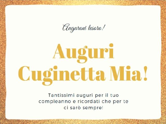 auguri cuginetta