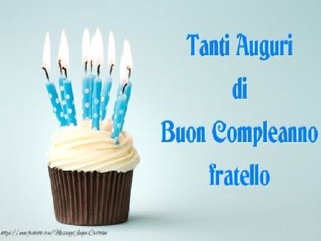 auguri per un fratello