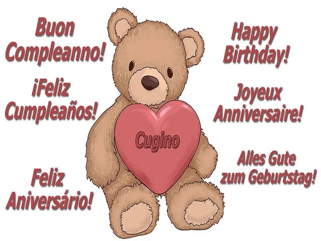 buon compleanno cugino in inglese