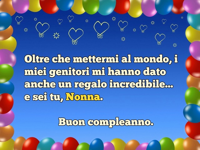 buon compleanno nonna