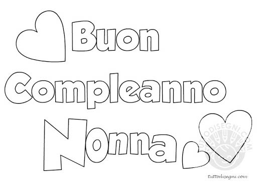 buon compleanno nonna