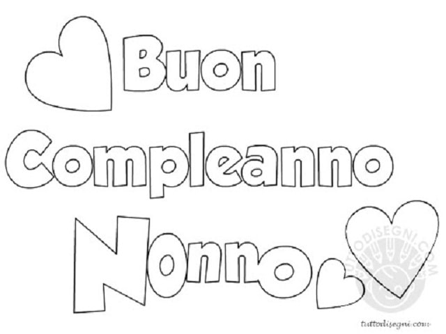 buon compleanno nonno