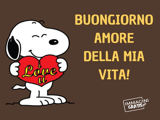 buongiorno amore mio