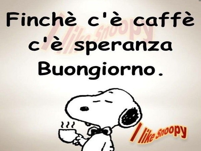 buongiorno caffè divertenti