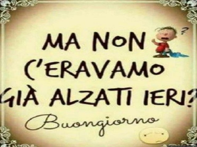 buongiorno divertenti