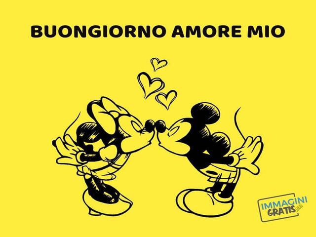 buongiorno per lei amore 