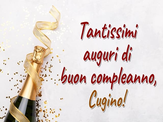 frasi compleanno mio cugino