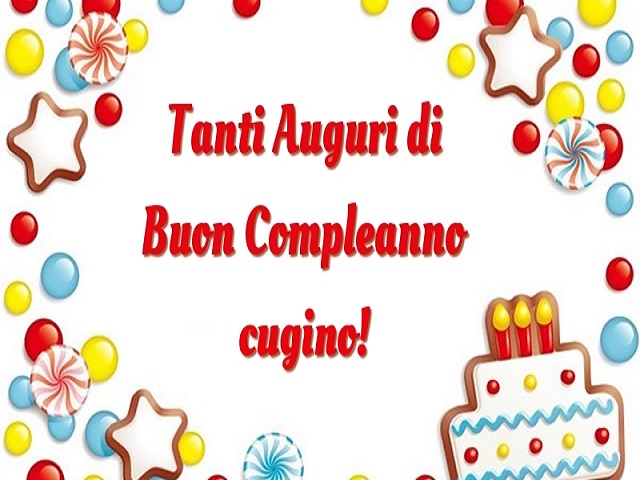 frasi compleanno mio cugino