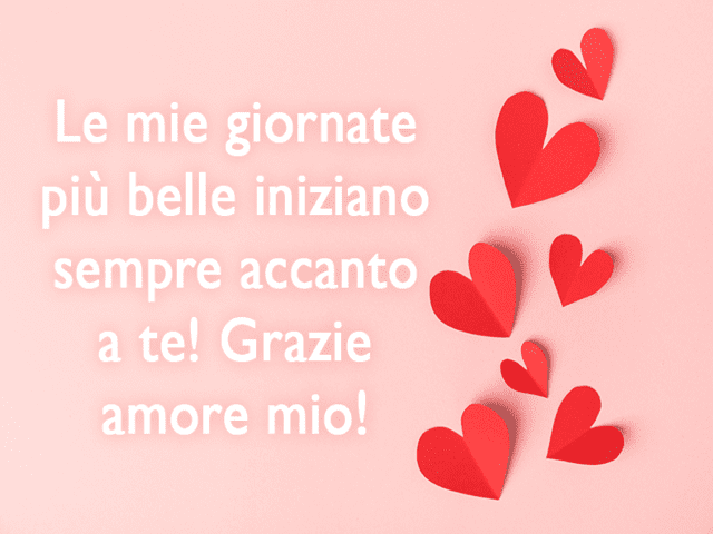 frasi d'amore per il buongiorno