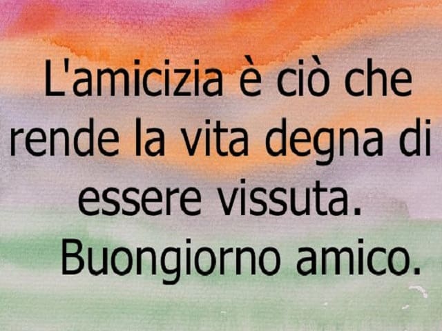 frasi del buongiorno per amici