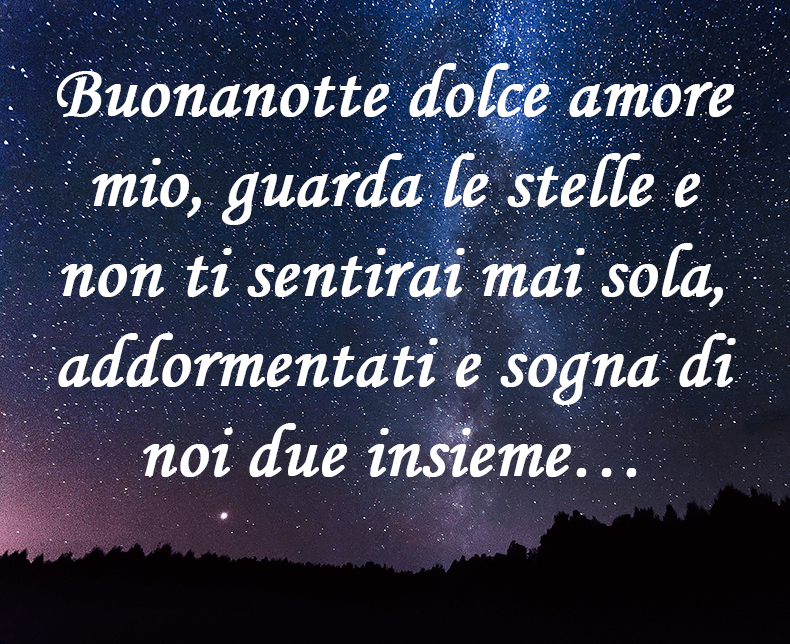 frasi della buonanotte con immagini