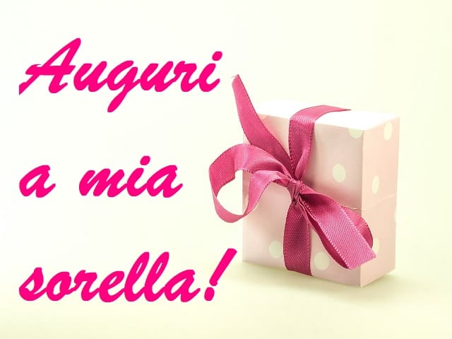 frasi di buon onomastico per una sorella