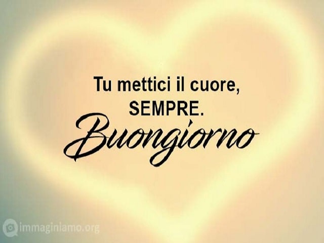 frasi dolci buongiorno