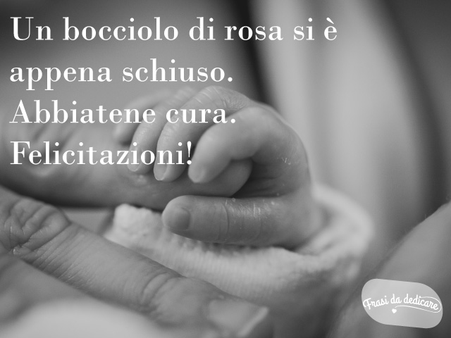 frasi nascita bimba benvenuta