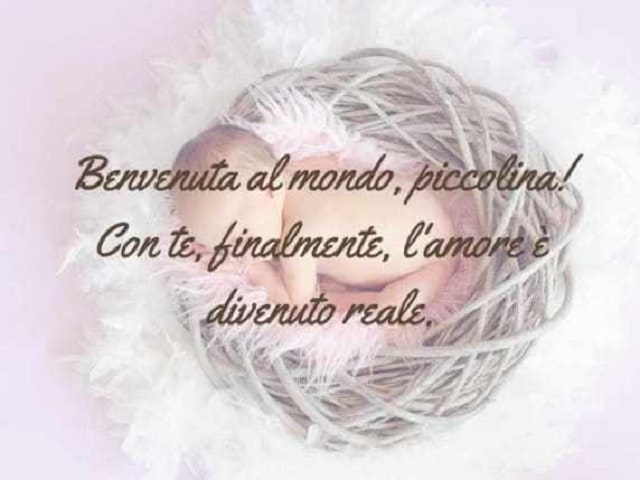 frasi nascita bimba