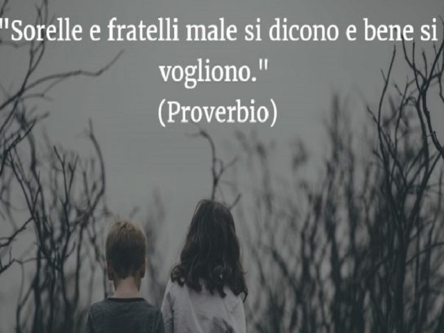 frasi per fratelli