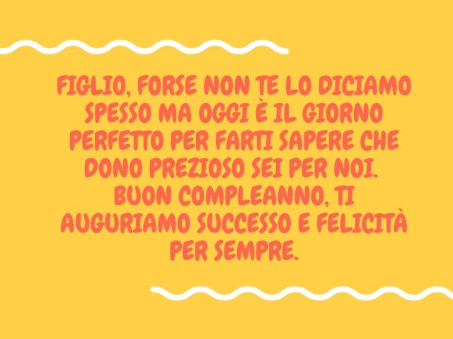 lettera buon compleanno mio figlio