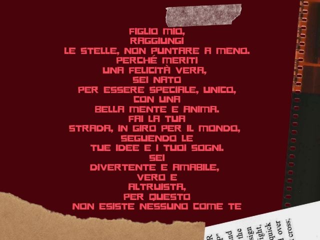 lettera figlio lontano