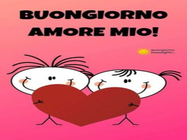 un buongiorno d'amore