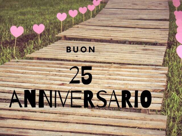 auguri 25 anni matrimonio