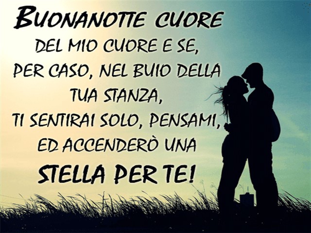 buonanotte amore a distanza