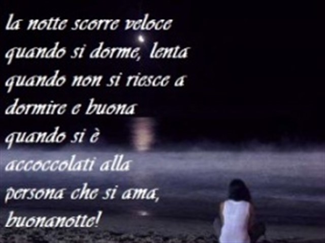 Buonanotte dolce amore