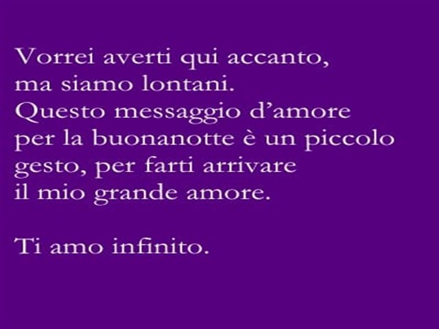 Buonanotte dolce