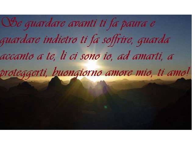 buongiorno frase amore ti amo