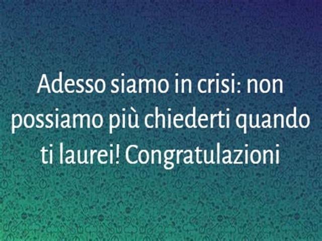 Frasi congratulazioni laurea