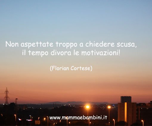 frasi scusa