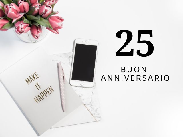 anniversario 25 anni matrimonio