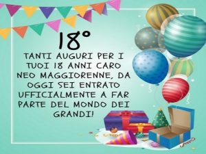 auguri 18 anni