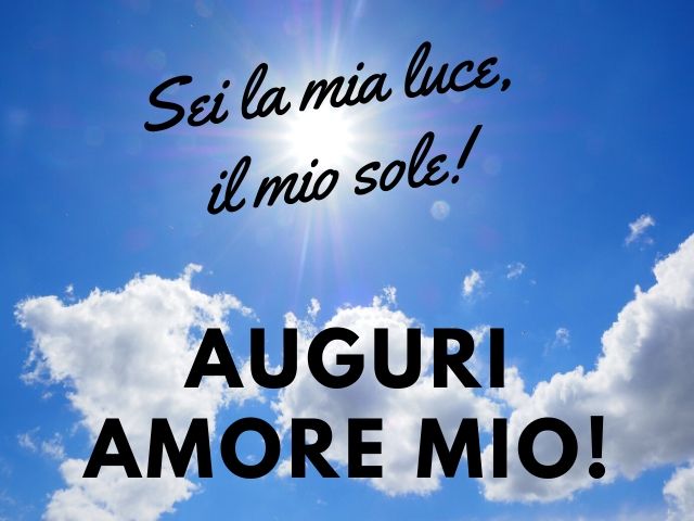 auguri amore mio