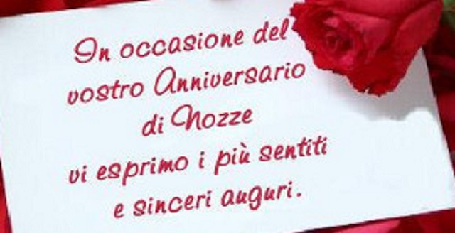 auguri anniversario matrimonio