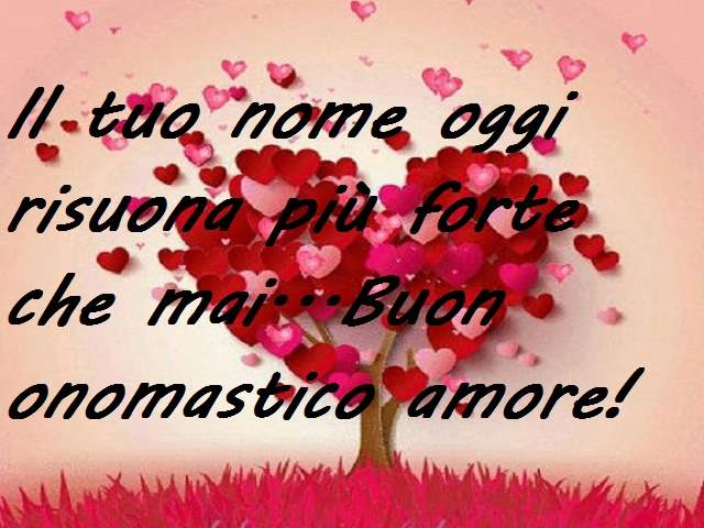 auguri buon onomastico amore 5