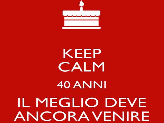 auguri di compleanno 40 anni