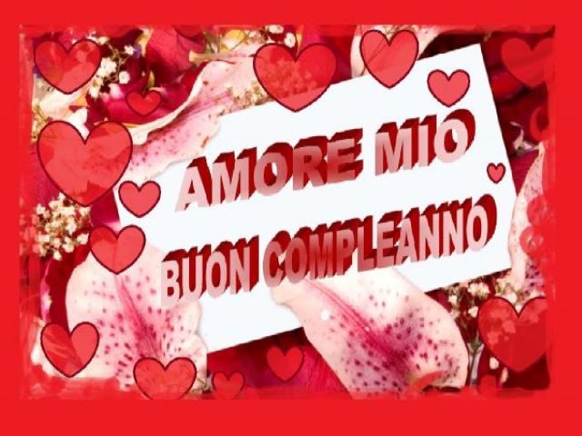 auguri di compleanno romantici