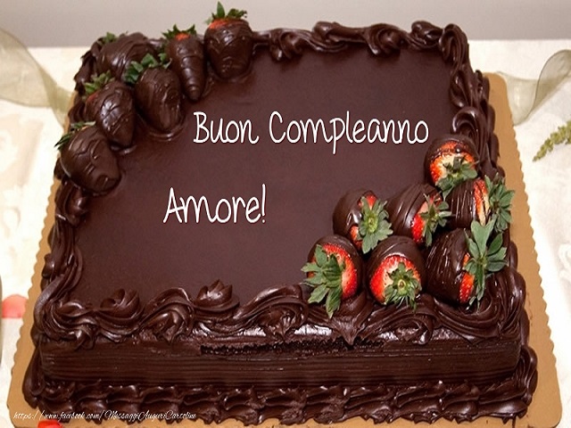 Buon compleanno amore!