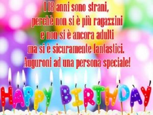 frasi 18 anni