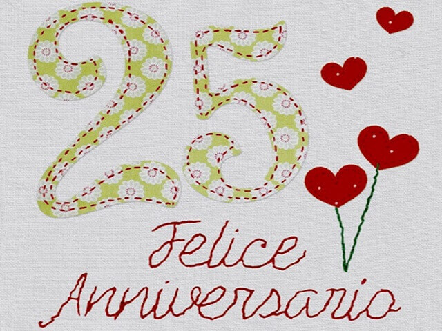 frasi anniversario matrimonio 25 anni