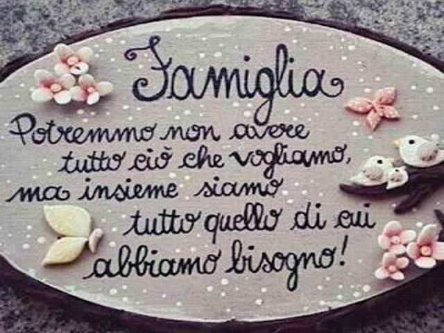 frasi d'amore sulla famiglia