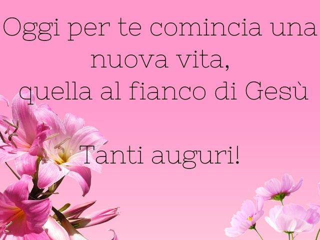 frasi di auguri per comunione