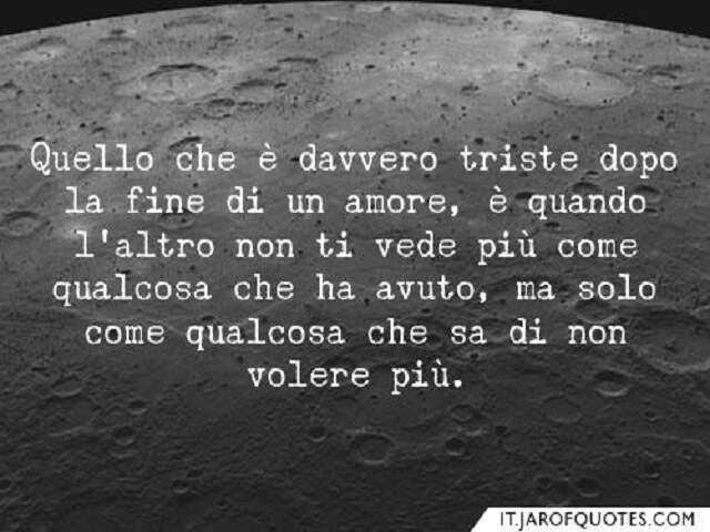 frasi di dolore per un amore finito