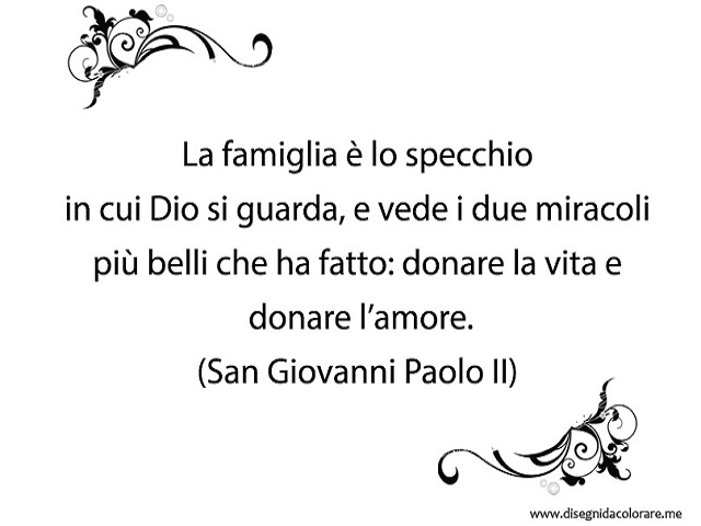 frasi famiglia papa