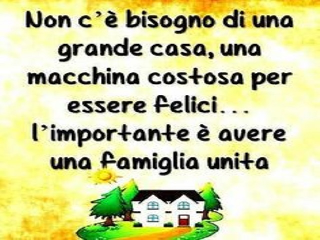 frasi famiglia unita