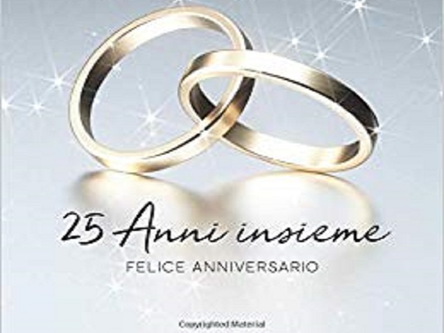 frasi per il 25 anniversario di matrimonio