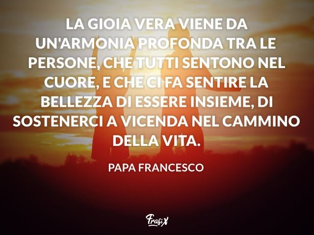 frasi sulla famiglia di papa francesco