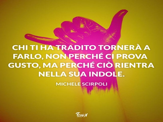 frasi tradimento fiducia